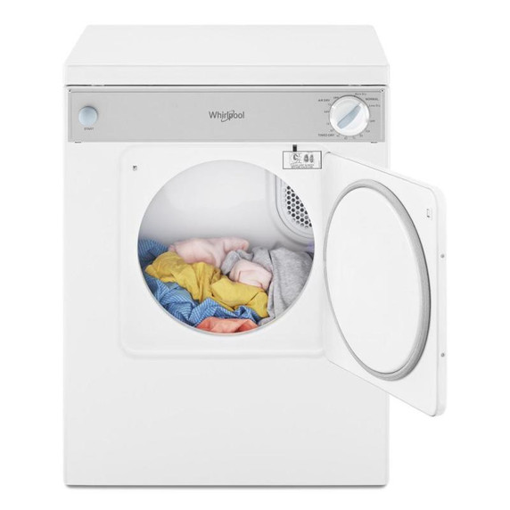 Whirlpool® 3.4 cu.ft. Compact Electric Dryer with AccuDry™ Drying System LDR3822PQ
