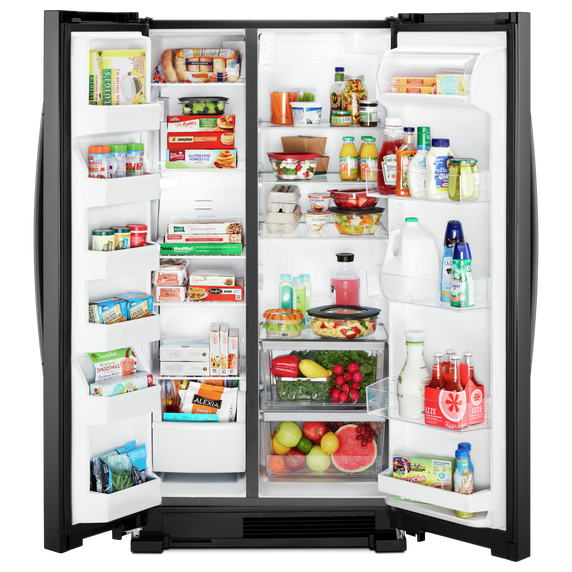 Whirlpool® 36-inch Wide Side-by-Side Refrigerator - 25 cu. ft. WRS315SNHB