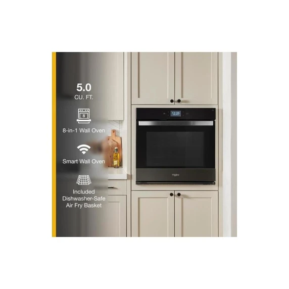 Whirlpool® 5.0 Cu. Ft. Single Smart Wall Oven with Air Fry WOES7030PV