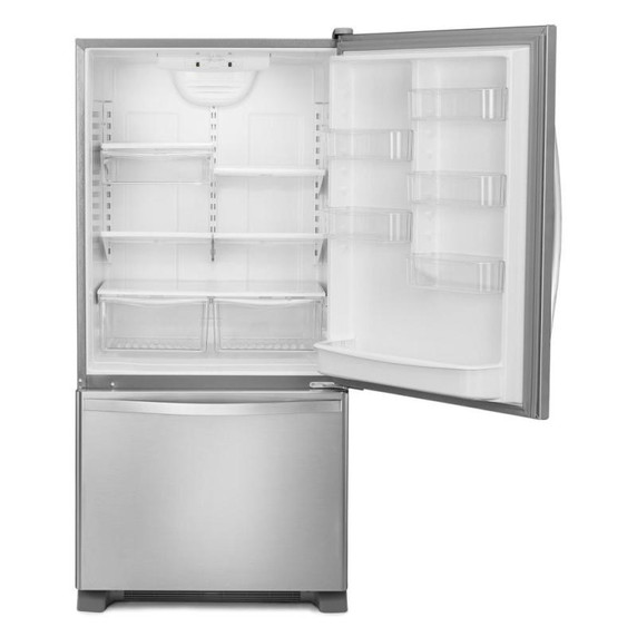 Whirlpool® 22 cu. ft. Bottom-Freezer Refrigerator with Freezer Drawer WRB322DMBM