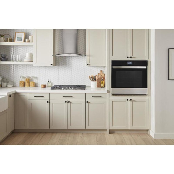 Whirlpool® 30" Curved Glass Wall Mount Range Hood WVW51UC0LS
