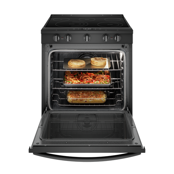 Whirlpool® 6.4 cu. ft. Smart Slide-in Electric Range with Air Fry, when Connected YWEE750H0HB