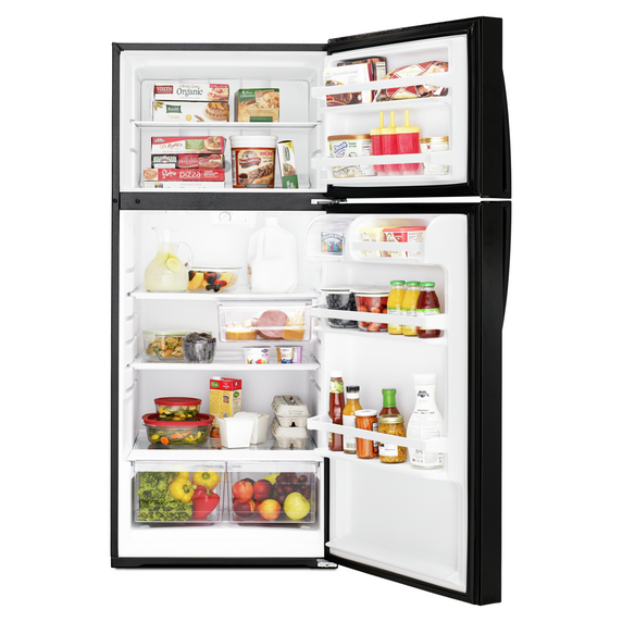 Whirlpool® 28-inch Wide Top Freezer Refrigerator - 14 cu. ft. WRT314TFDB