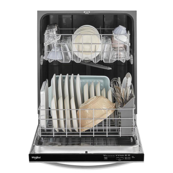 Whirlpool® Fingerprint Resistant Quiet Dishwasher with Boost Cycle WDT540HAMZ