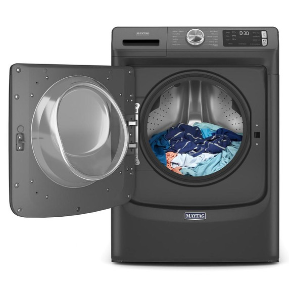 Maytag® Front Load Washer with Extra Power and 16-Hr Fresh Hold® option - 5.5 cu. ft. IEC MHW6630MBK Maytag® Front Load Washer with Extra Power and 16-Hr Fresh Hold® option - 5.5 cu. ft. IEC MHW6630MBK