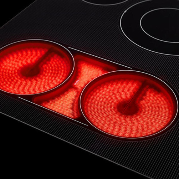 Maytag® 30-Inch Electric Cooktop with Reversible Grill and Griddle MEC8830HB