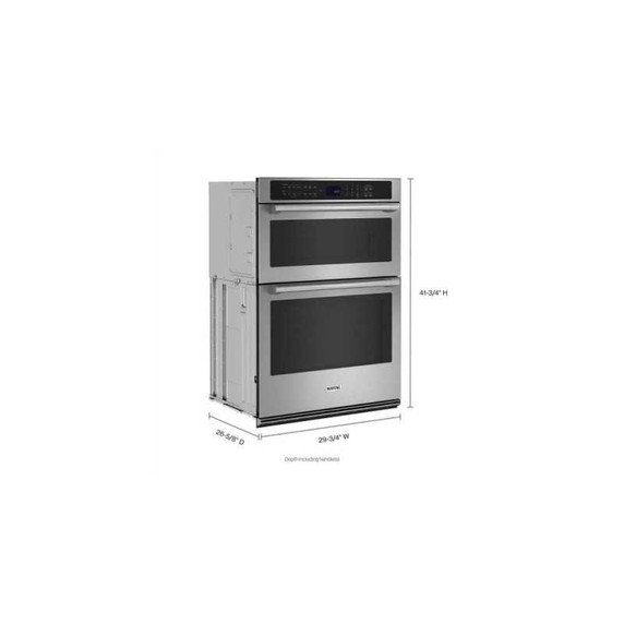Maytag® 30-inch Wall Oven Microwave Combo with Air Fry and Basket - 6.4 cu. ft. MOEC6030LZ