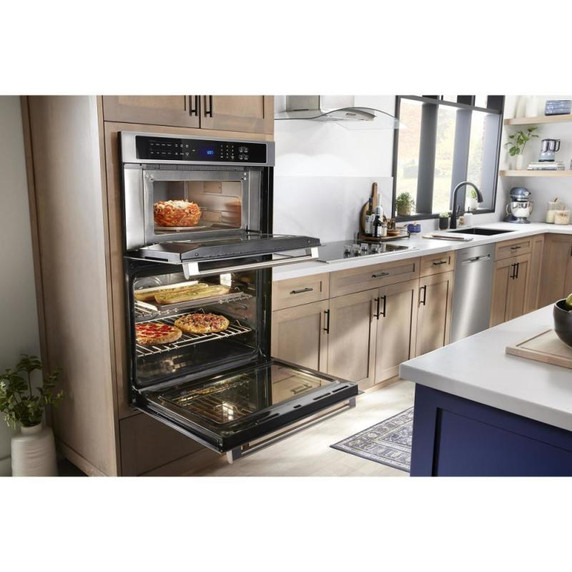 Maytag® 30-inch Wall Oven Microwave Combo with Air Fry and Basket - 6.4 cu. ft. MOEC6030LZ