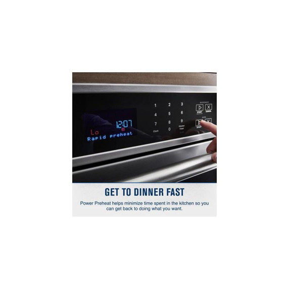 Maytag® 30-inch Wall Oven Microwave Combo with Air Fry and Basket - 6.4 cu. ft. MOEC6030LZ