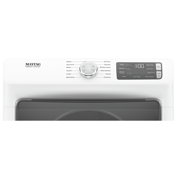 Maytag® Front Load Gas Dryer with Extra Power and Quick Dry Cycle - 7.3 cu. ft. MGD6630HW