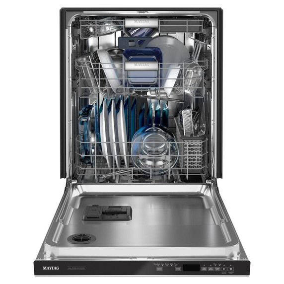 Maytag® Top control dishwasher with Third Level Rack and Dual Power Filtration MDB9959SKZ