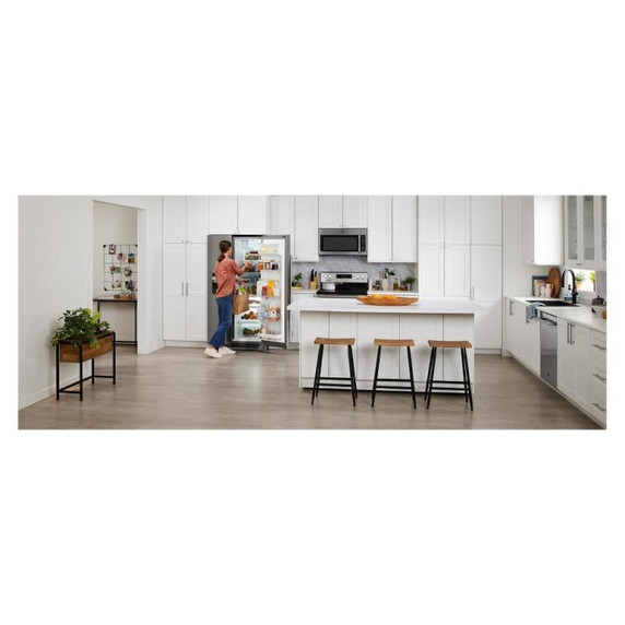 Maytag® 36-Inch Wide Side-by-Side Refrigerator with Exterior Ice and Water Dispenser - 25 Cu. Ft. MSS25C4MGZ