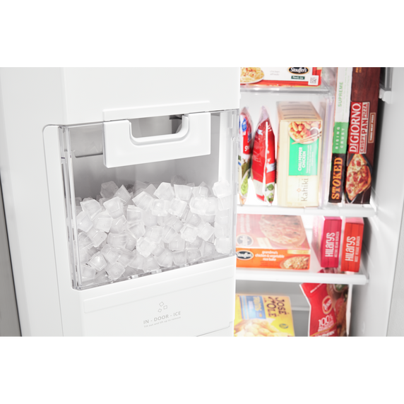 Maytag® 36-Inch Wide Side-by-Side Refrigerator with Exterior Ice and Water Dispenser - 25 Cu. Ft. MSS25C4MGZ