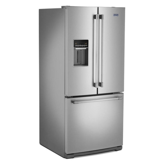 Maytag® 30-Inch Wide French Door Refrigerator with Exterior Water Dispenser- 20 Cu. Ft. MFW2055FRZ