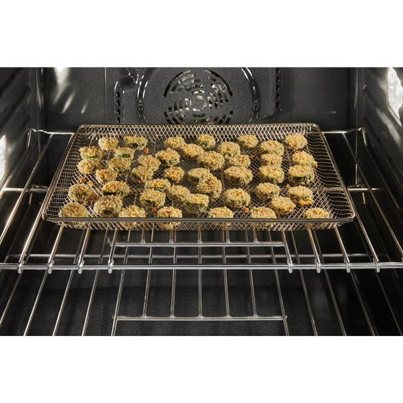 Maytag® 27-inch Double Wall Oven with Air Fry and Basket - 8.6 cu. ft. MOED6027LZ