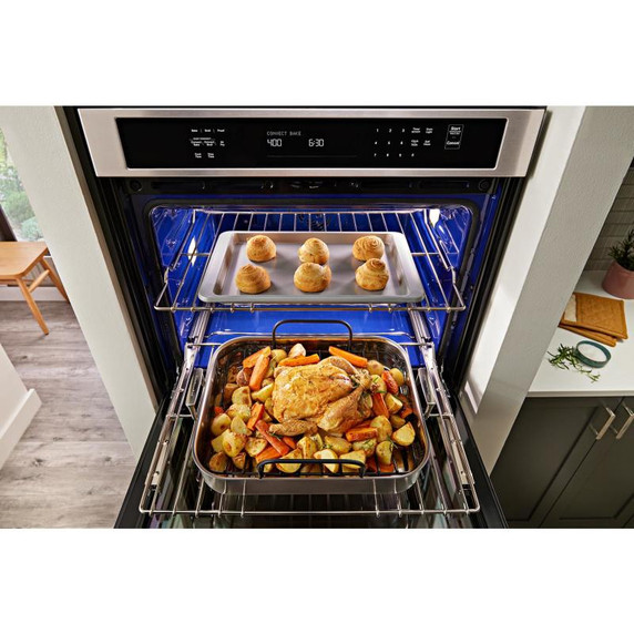 KitchenAid® 27" Combination Microwave Wall Oven with Air Fry Mode KOEC527PSS