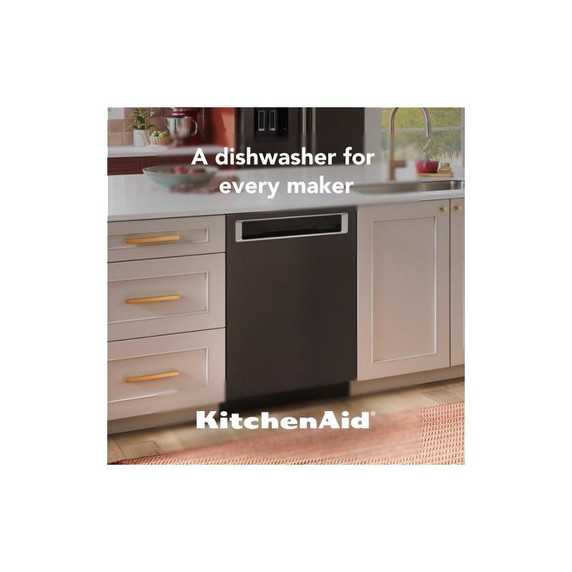 Kitchenaid® 44 dBA Dishwasher with 360° Max Jets™ Third Rack and LED Interior Lighting KDPM804KBS Kitchenaid® 44 dBA Dishwasher with 360° Max Jets™ Third Rack and LED Interior Lighting KDPM804KBS