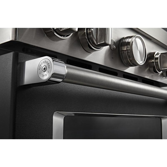 KitchenAid® 36'' Smart Commercial-Style Dual Fuel Range with 6 Burners KFDC506JBK