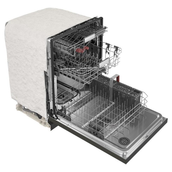 Kitchenaid® 44 dBA Dishwasher in PrintShield™ Finish with 360° Max Jets™ Third Rack KDFM404KBS