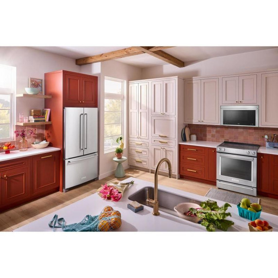 Kitchenaid® Multifunction Flush Mount Over-the-Range Microwave Oven with Infrared Sensor Modes YKMMF730PPS