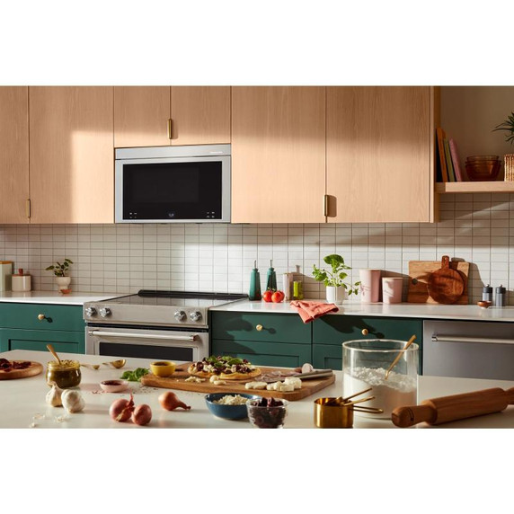 Kitchenaid® Multifunction Flush Mount Over-the-Range Microwave Oven with Infrared Sensor Modes YKMMF730PPS
