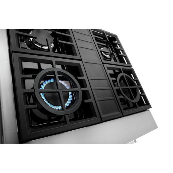 KitchenAid® 30'' 4-Burner Commercial-Style Gas Rangetop KCGC500JSS