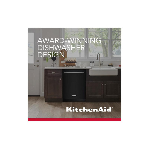 Kitchenaid® 39 dBA Dishwasher with Third Level Utensil Rack KDTE204KBL Kitchenaid® 39 dBA Dishwasher with Third Level Utensil Rack KDTE204KBL