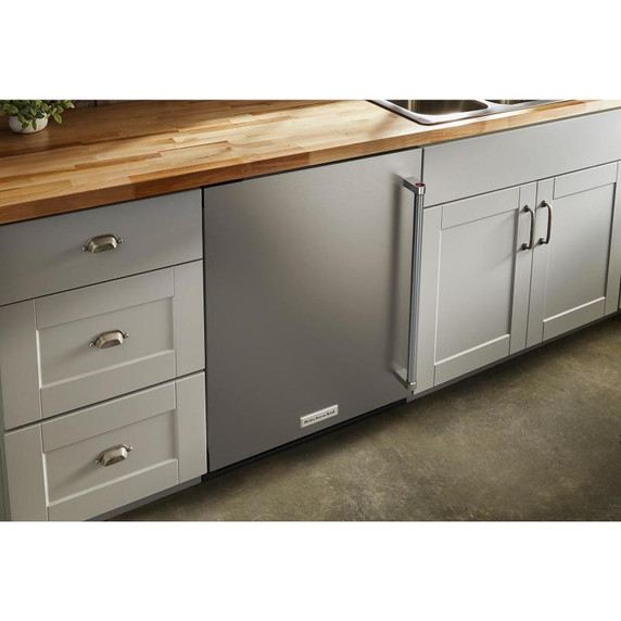 Kitchenaid® 24" Undercounter Refrigerator with Stainless Steel Door KURL114KSB