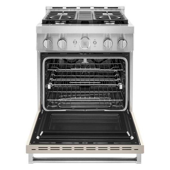 KitchenAid® 30'' Smart Commercial-Style Gas Range with 4 Burners KFGC500JMH