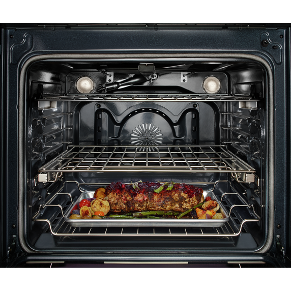 OPEN BOX Kitchenaid® 30-Inch 5-Burner Dual Fuel Convection Slide-In Range with Baking Drawer  YKSDB900ESS