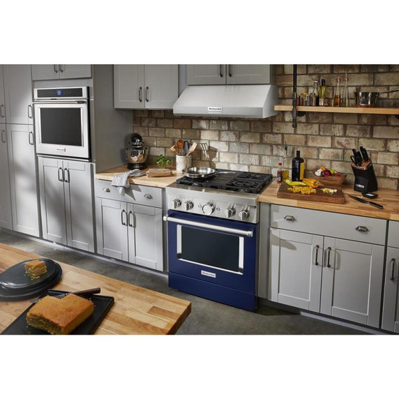Kitchenaid® 30" 585 CFM Motor Class Commercial-Style Under-Cabinet Range Hood System KVUC600KSS
