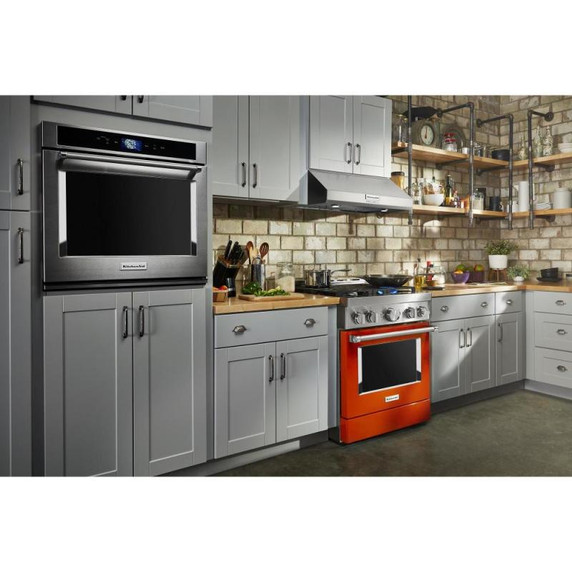 Kitchenaid® 30" 585 CFM Motor Class Commercial-Style Under-Cabinet Range Hood System KVUC600KSS