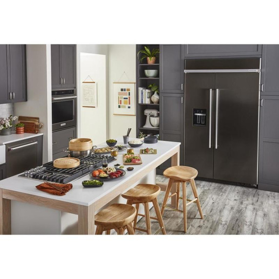 Kitchenaid® 36" 5 Burner Gas Downdraft Cooktop KCGD506GSS
