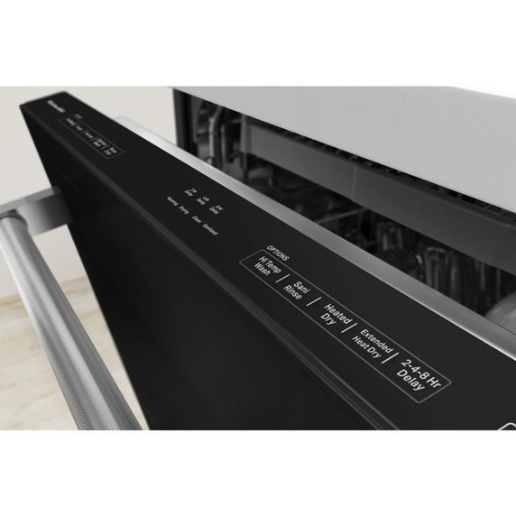 KitchenAid® 39 dBA Dishwasher in PrintShield™ Finish with Third Level Utensil Rack KDTE204KBS