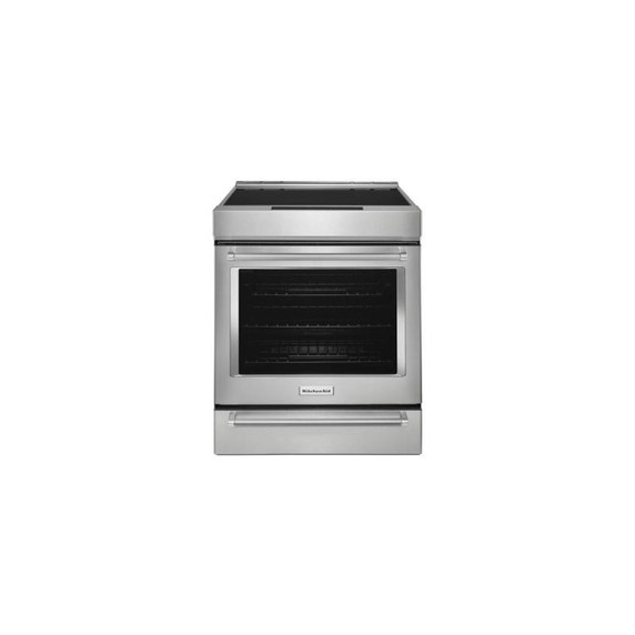 Kitchenaid® 30-Inch 4-Element Induction Slide-In Convection Range with Air Fry KSIS730PSS