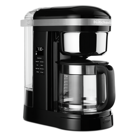 Kitchenaid® 12 Cup Drip Coffee Maker with Spiral Showerhead and Programmable Warming Plate KCM1209OB