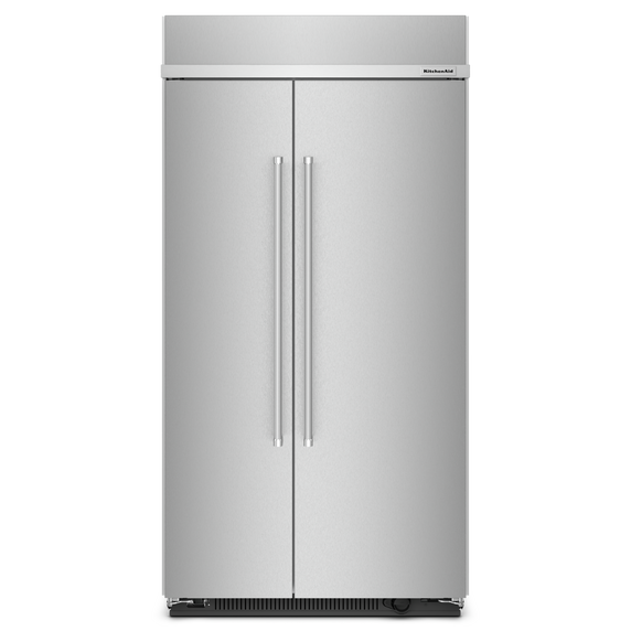 Kitchenaid® 25.5 Cu Ft. 42 Built-In Side-by-Side Refrigerator KBSN702MPS