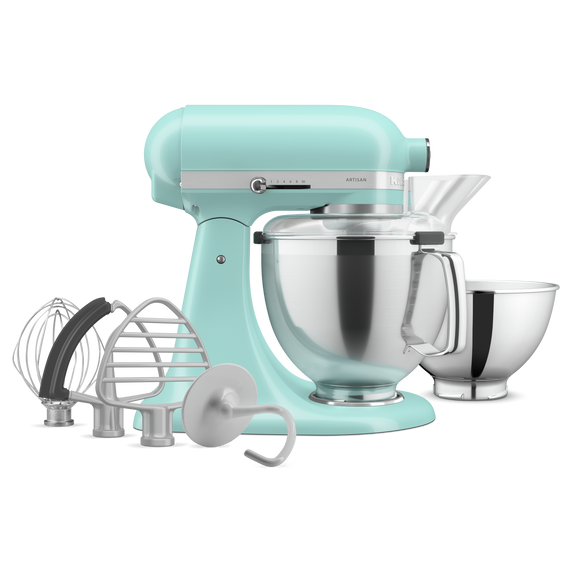 Kitchenaid® Artisan® Series 5 Quart Tilt-Head Stand Mixer with Premium Accessory Pack KSM195PSMI