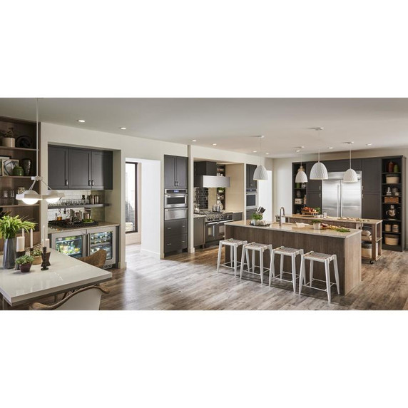 Kitchenaid® 24.2 Cu. Ft. 42" Width Built-In Stainless French Door Refrigerator with Platinum Interior Design KBFN502ESS