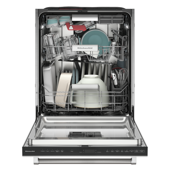 Kitchenaid® 39 dBA PrintShield™ Finish Flush-to-Cabinet Dishwasher with FreeFlex™ Fit Third Level Rack KDTF924PPS