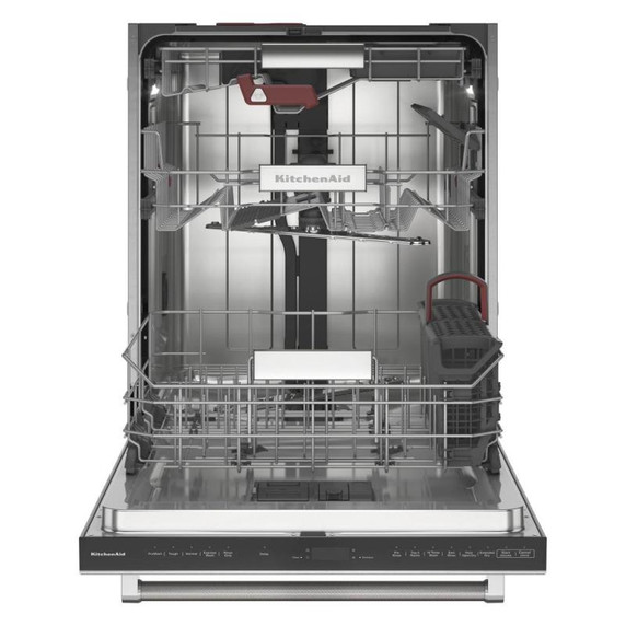 Kitchenaid® 39 dBA PrintShield™ Finish Flush-to-Cabinet Dishwasher with FreeFlex™ Fit Third Level Rack KDTF924PPS