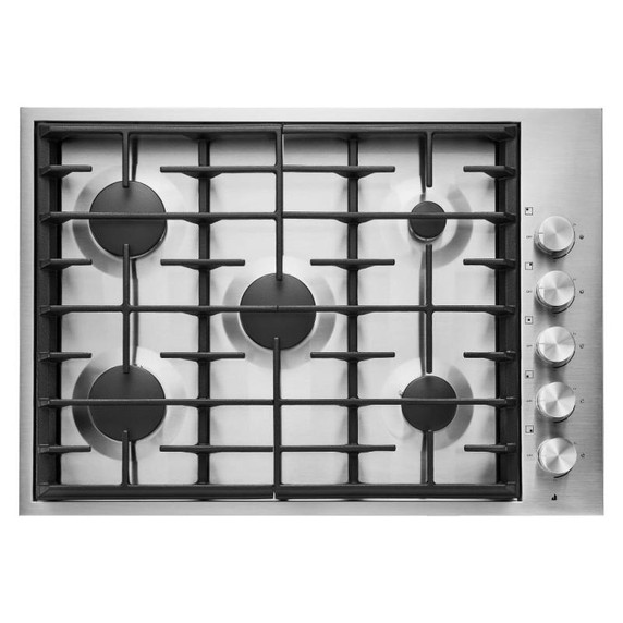 Jennair® 30", 5-Burner Gas Cooktop JGC7530BS