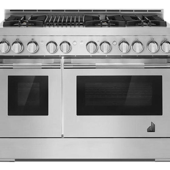 Jennair® 48" RISE™ Gas Professional-Style Range with Infrared Grill JGRP648HL