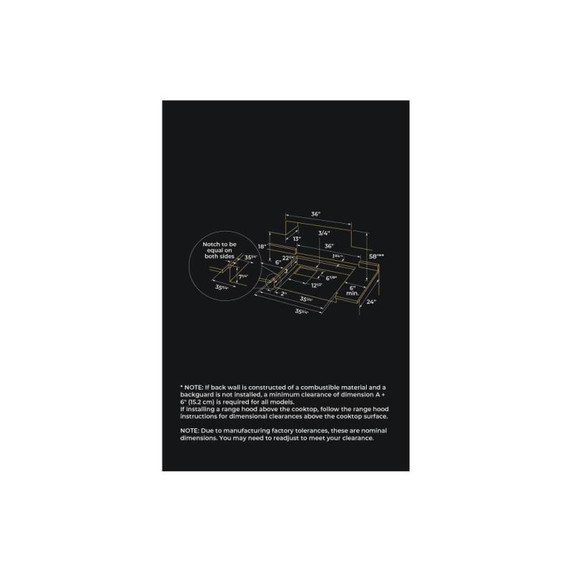 Jennair® 36" NOIR™ Gas Professional-Style Rangetop with Chrome-Infused Griddle JGCP536HM