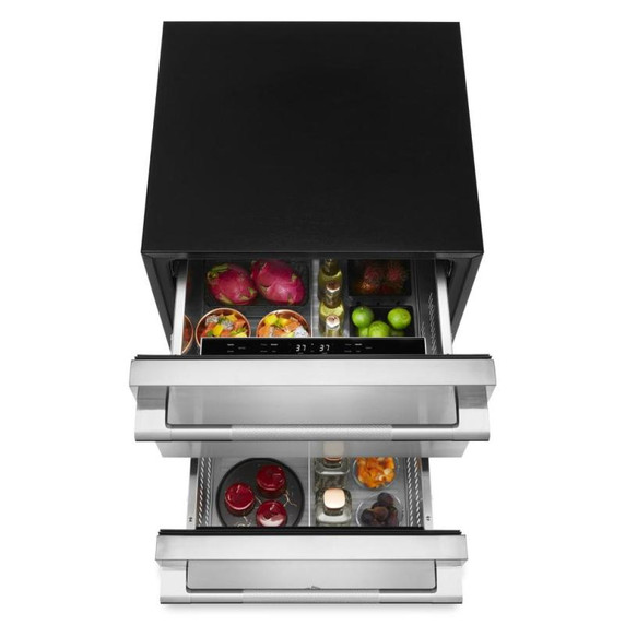 Jennair® Panel-Ready 24" Double-Refrigerator Drawers JUDFP242HX