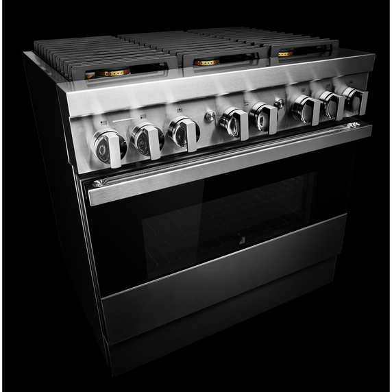 Jennair® NOIR™ 36 Dual-Fuel Professional Range JDRP436HM