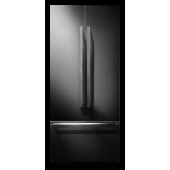 Jennair® Noir™ 36" (91.4 cm) Fully Integrated Built-In French Door Refrigerator Panel-Kit JBFFS36NHM