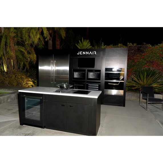 Jennair® 30 Built-In Column Freezer with NOIR™ Panel Kit, Left Swing JKCPL301GM