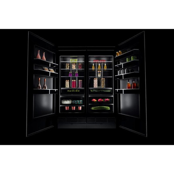 Jennair® 30" Built-In Column Freezer with NOIR™ Panel Kit, Left Swing JKCPL301GM