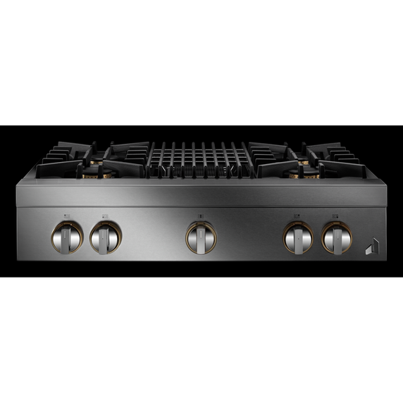 Jennair® 36" RISE™ Gas Professional-Style Rangetop with Gas Grill JGCP636HL